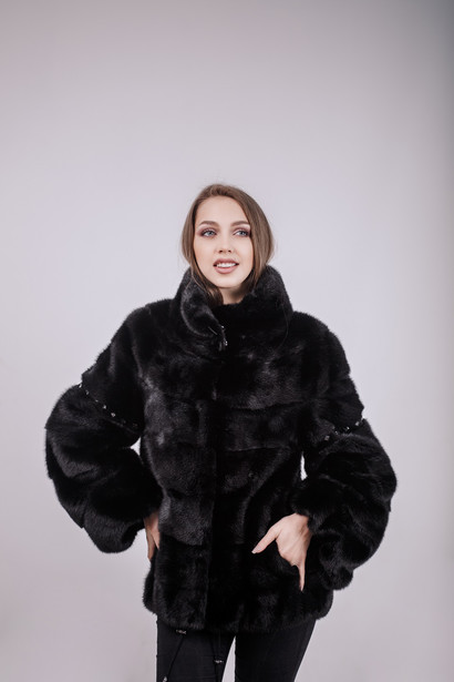 Шуба из норки D518-12